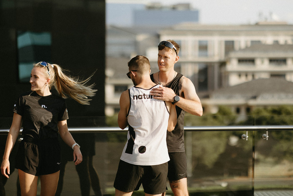 the male beige racer vest.