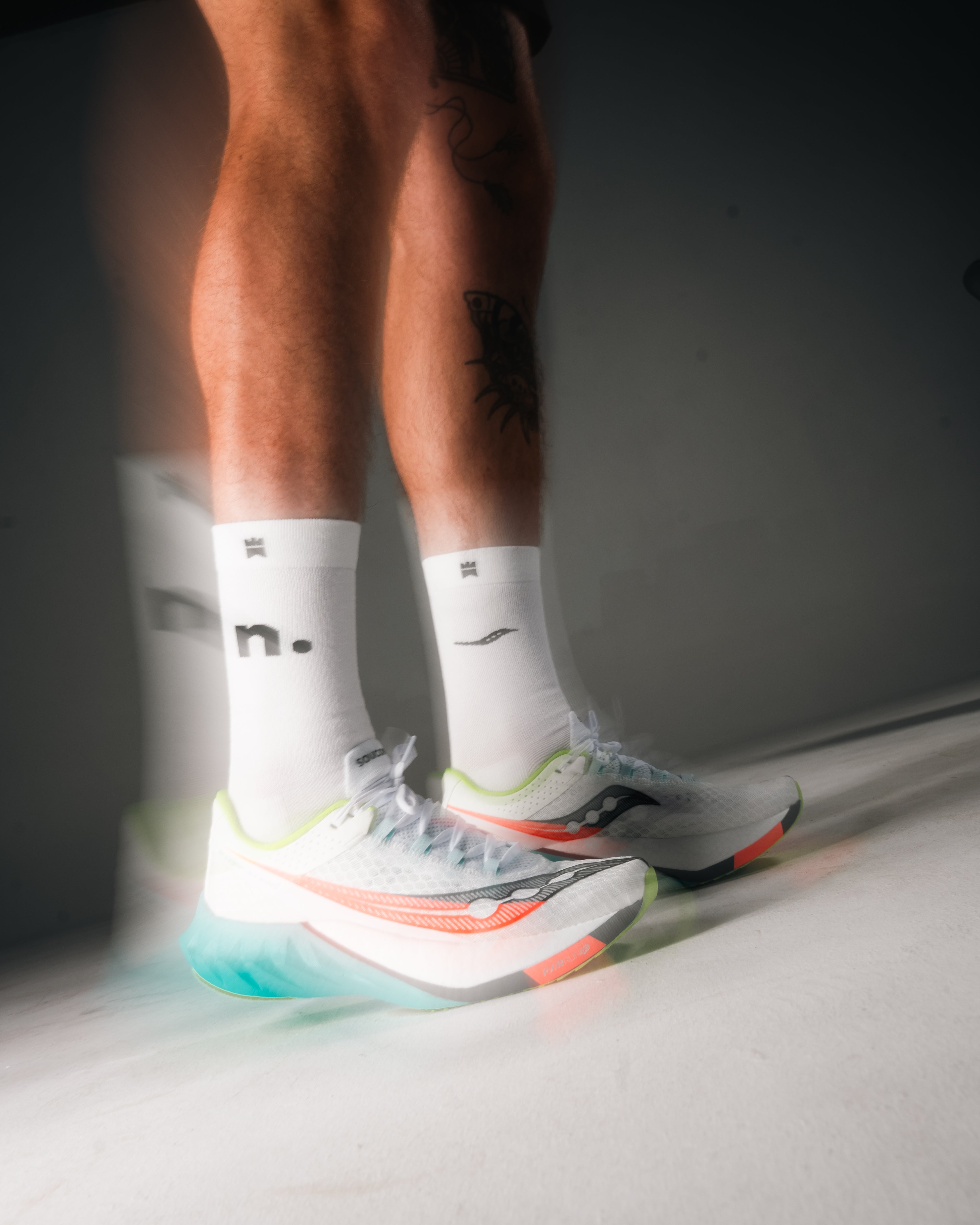 the NRC x Gilnokie crew socks