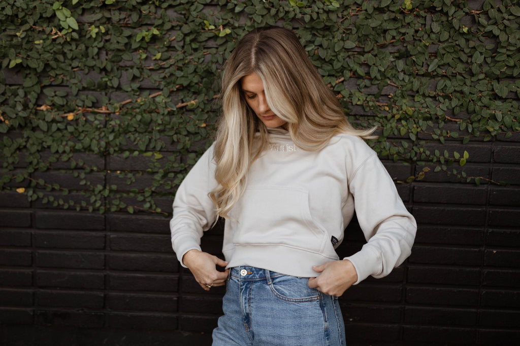 the naturalist® cropped hoodie.