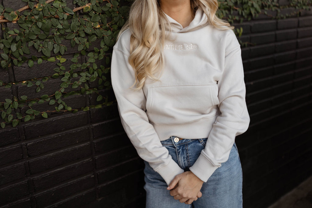 the naturalist® cropped hoodie.