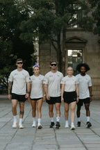 the OG beige male community tee.